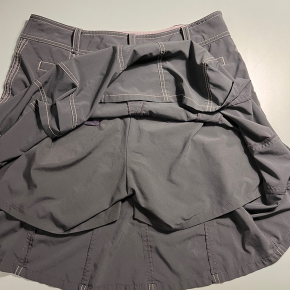 Athleta Gray Skirt Skort Size 12 Whatever - Picture 3 of 8